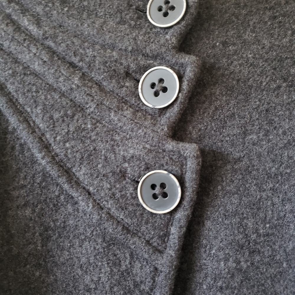 Anthropologie Wool Crop Bolero Shrug Cardigan by Sparrow - Picture 3 of 9